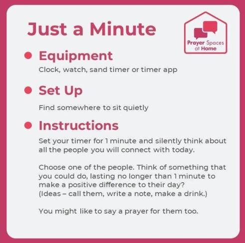 Just a Minute prayer space (002)